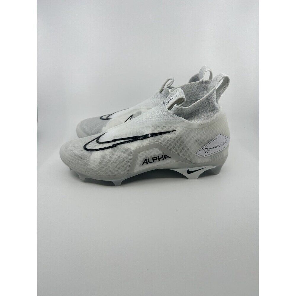 Nike Alpha Menace Elite 3 Football Cleats Mens Size 10 Platinum White CT6648-109 - Picture 2 of 6